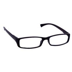 Alternative view of Hrinkar Rectangle Full Rim Portable Reading Glasses For Men And Women (Black Frame, Near Vision) |