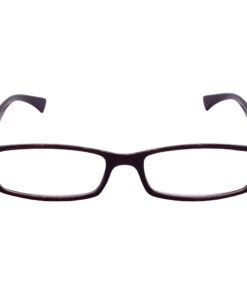 Alternative view of Hrinkar Rectangle Full Rim Portable Reading Glasses For Men And Women (Brown Frame, Near Vision) |