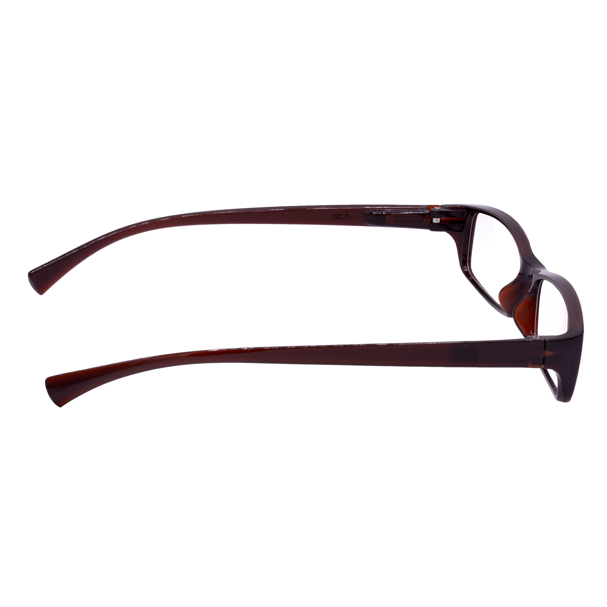 Hrinkar Rectangle Full Rim Portable Reading Glasses For Men And Women (Brown Frame, Near Vision) | - Image 4