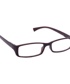 Hrinkar Rectangle Full Rim Portable Reading Glasses For Men And Women (Brown Frame, Near Vision) |