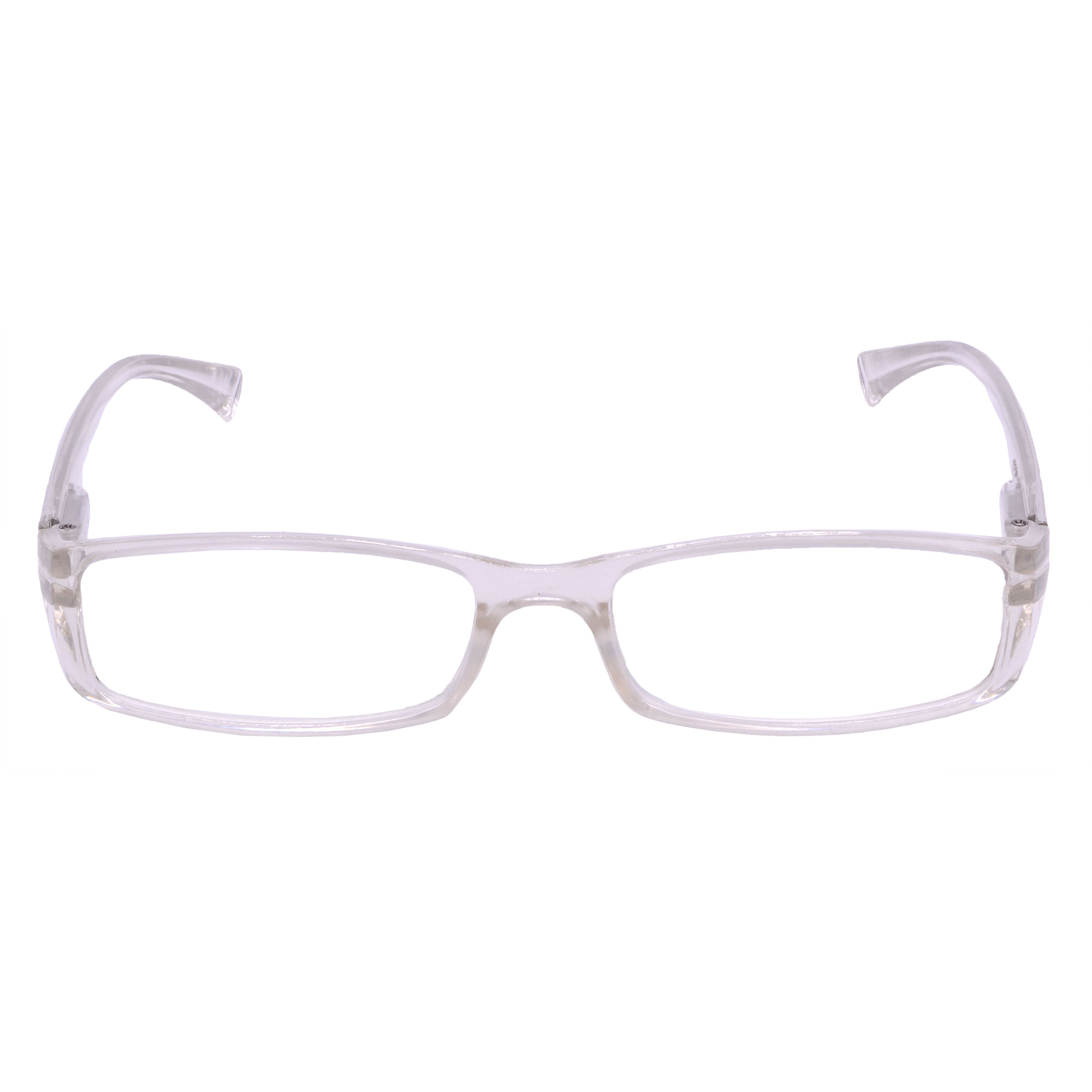 Hrinkar Rectangle Full Rim Portable Reading Glasses For Men And Women (Transparent Frame, Near Vision) | - Image 3
