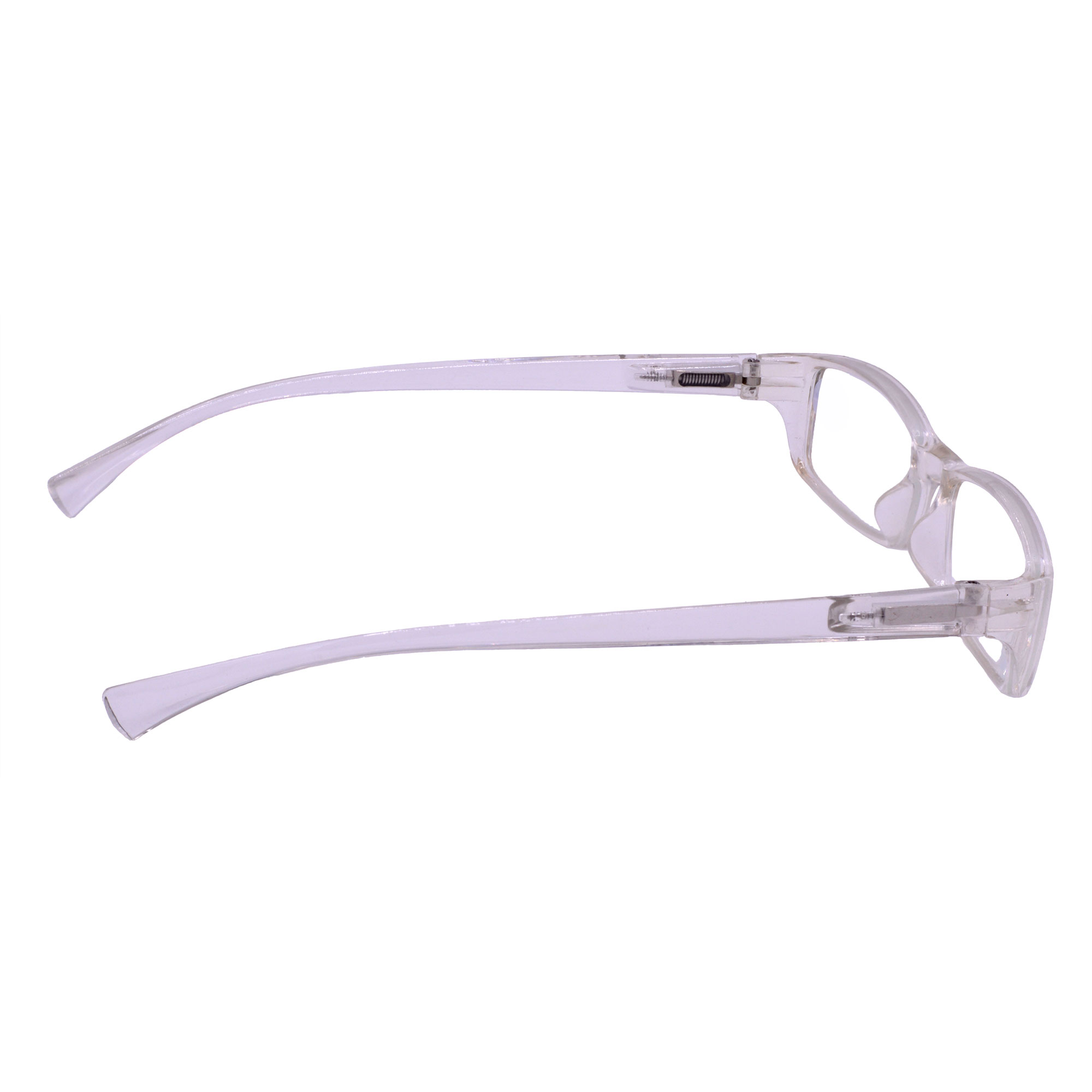 Hrinkar Rectangle Full Rim Portable Reading Glasses For Men And Women (Transparent Frame, Near Vision) | - Image 4