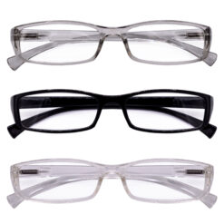 Hrinkar Rectangle Full Rim Portable Reading Glasses For Men And Women (Multicolor Frame, Near Vision) |