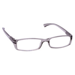 Hrinkar Rectangle Full Rim Portable Reading Glasses For Men And Women (Grey Frame, Near Vision) |