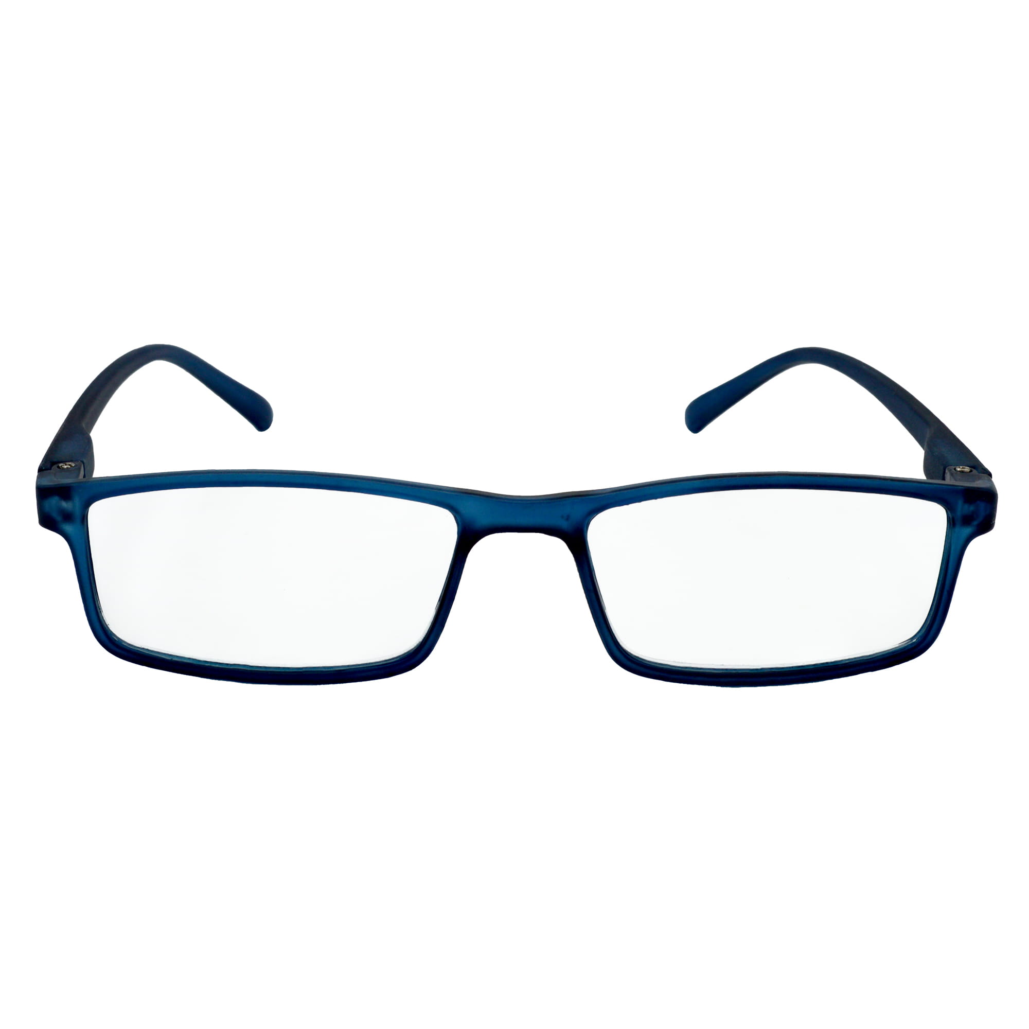 HRINKAR Unisex Rectangle Reading Glasses 1.5 Power Single Vision Full Frame TR90 Lightweight Readers for Men Women Book Reading Computer Mobile Office Use Durable Comfortable Eyewear (Pack of 1) | HRD10-BU - Image 2