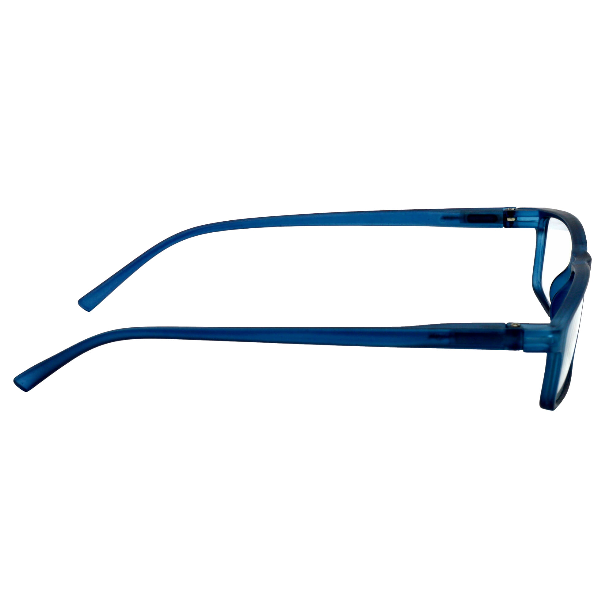 HRINKAR Unisex Rectangle Reading Glasses 2.25 Power Single Vision Full Frame TR90 Lightweight Readers for Men Women Book Reading Computer Mobile Office Use Durable Comfortable Eyewear (Pack of 1) | HRD10-BU - Image 3