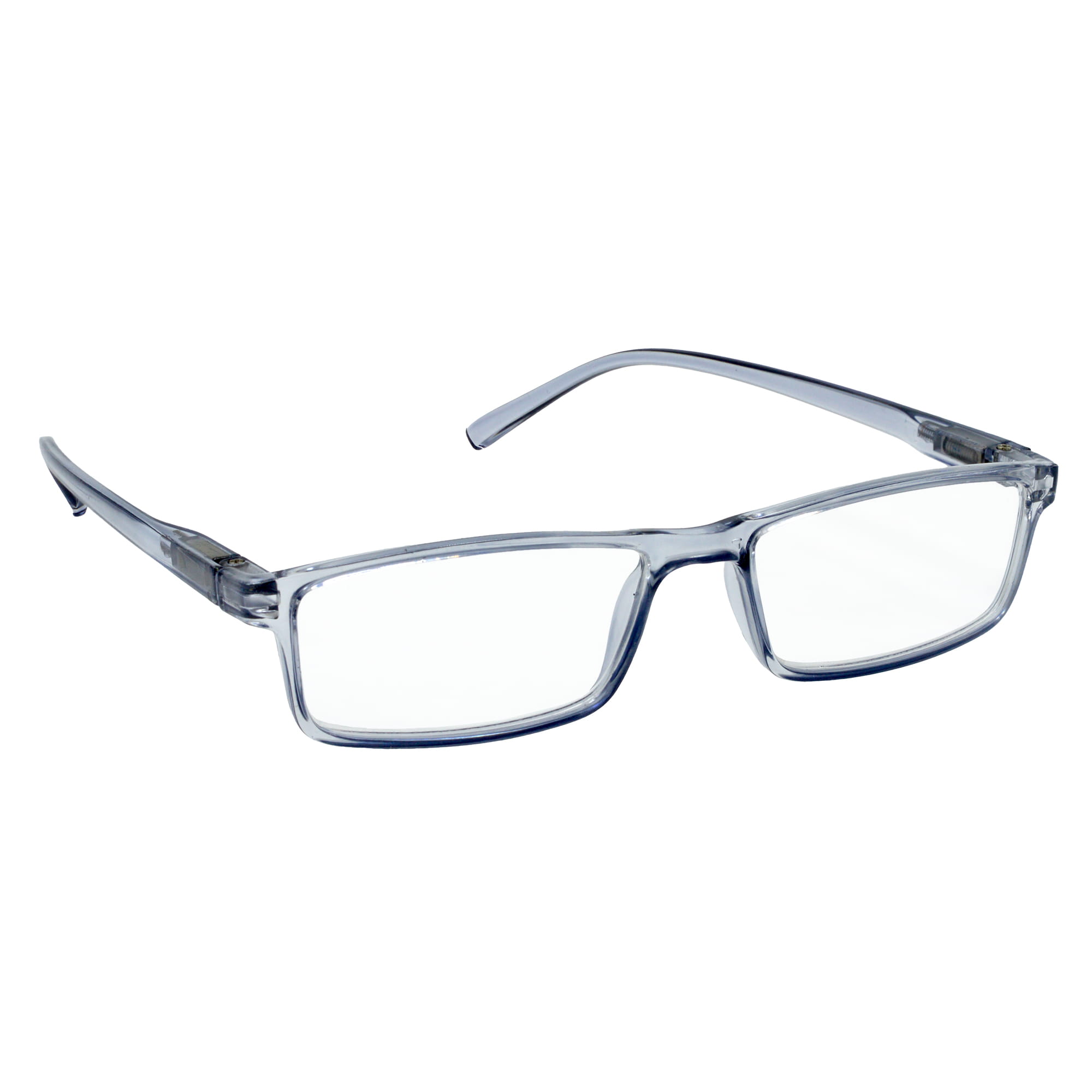 HRINKAR Unisex Rectangle Reading Glasses 1.5 Power Single Vision Full Frame TR90 Lightweight Readers for Men Women Book Reading Computer Mobile Office Use Durable Comfortable Eyewear (Pack of 1) | HRD10-TBU