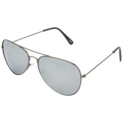 Hrinkar Mirrored & UV Protection Modish Silver Pilot Goggles For Men & Women - HRS142