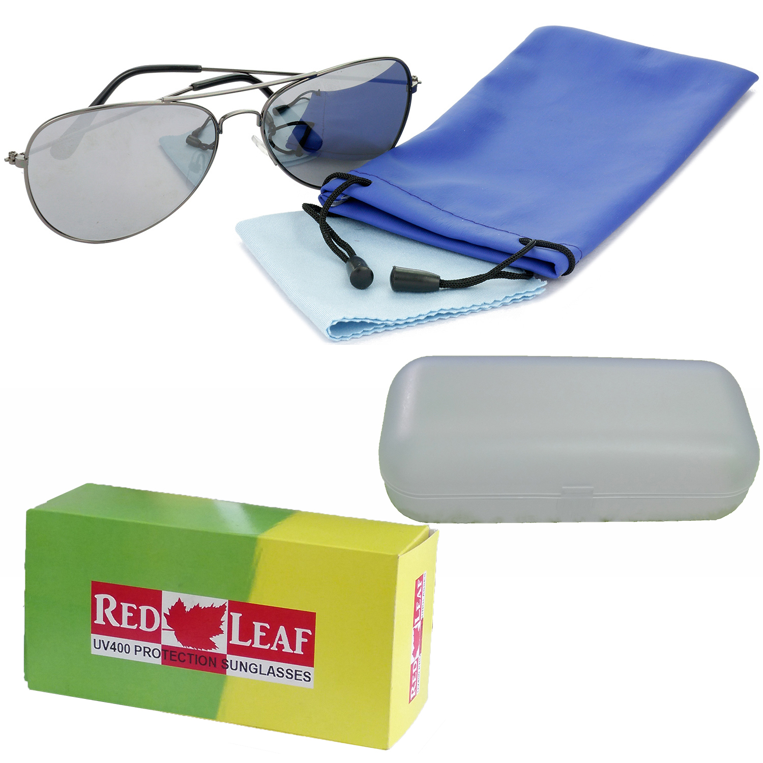 Hrinkar Mirrored & UV Protection Modish Silver Pilot Goggles For Men & Women - HRS142 - Image 2