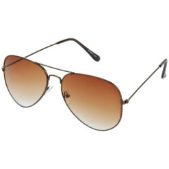 Hrinkar Gradient & UV Protection Elegant Brown Pilot Shades For Men & Women - HRS17