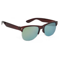 Hrinkar Mirrored & UV Protection Trendy Golden Rectangular Sunglasses For Men & Women - HRS256