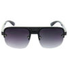 Hrinkar Gradient & UV Protection Classy Grey Rectangular Goggles For Men & Women - HRS258