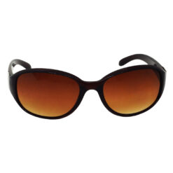 Hrinkar Gradient & UV Protection Stylish Brown Oval Sunglasses For Women - HRS292