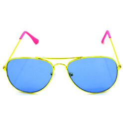 Alternative view of Hrinkar Mirrored & UV Protection Classy Blue Pilot Goggles For Men & Women - HRS32