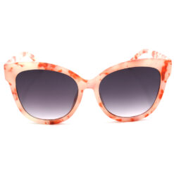 Hrinkar Gradient & UV Protection Trendy Grey Round Shades For Women - HRS321-WT-ORG-GRY