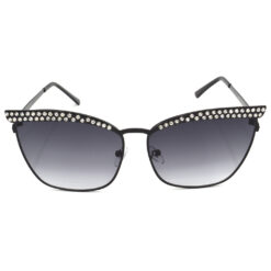 Alternative view of Hrinkar Gradient & UV Protection Modish Multicolor Cat-eye Goggles For Women - HRS330-BK-GRY