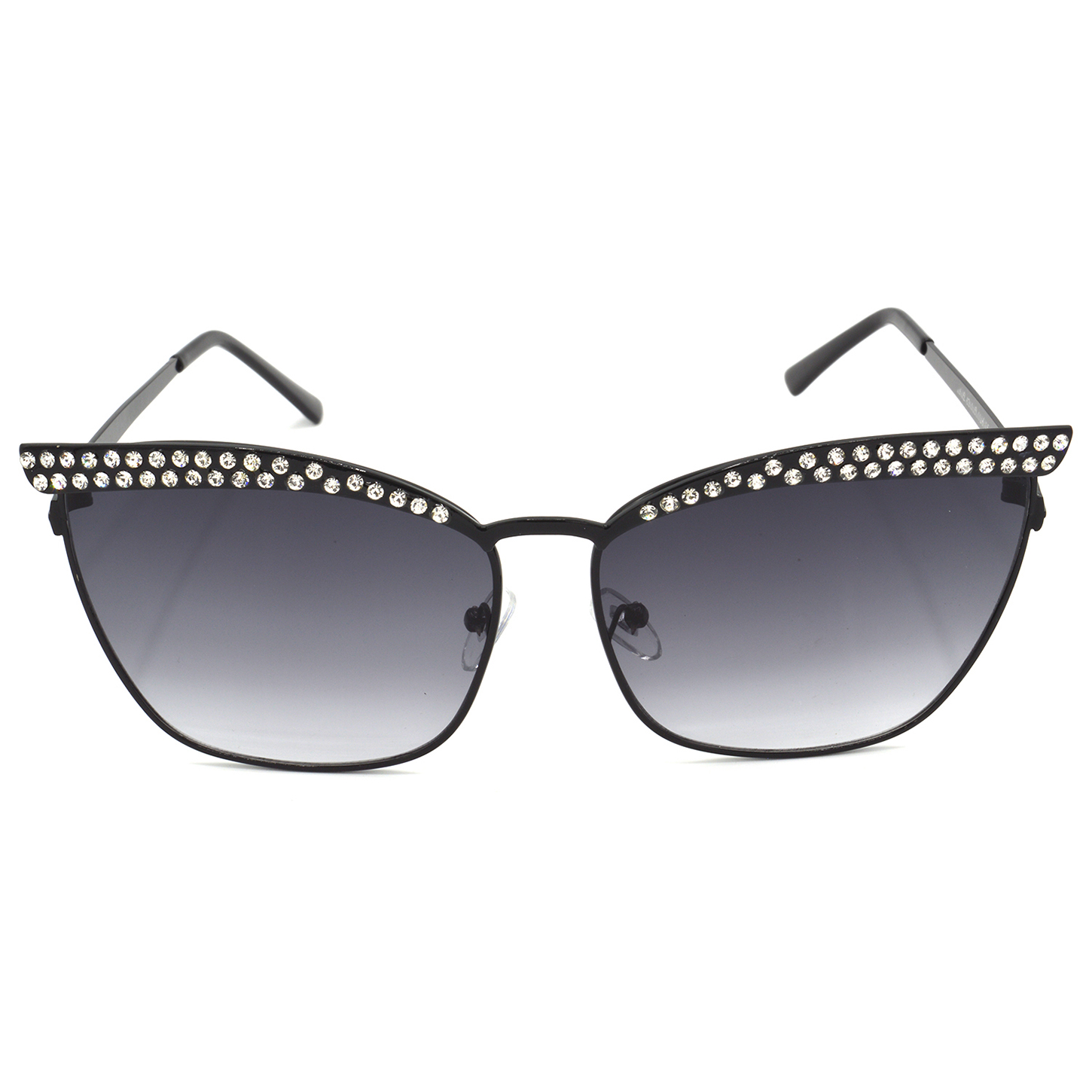 Hrinkar Gradient & UV Protection Modish Multicolor Cat-eye Goggles For Women - HRS330-BK-GRY - Image 2