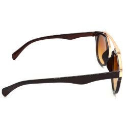 Hrinkar Gradient & UV Protection Classy Brown Wrap-around Goggles For Men & Women - HRS428-BWN-BWN