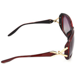 Hrinkar Polarized & UV Protection Trendy Pink Rectangular Goggles For Women - HRS436-RD-RD