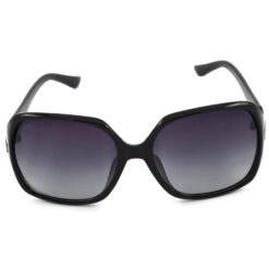 Hrinkar Polarized & UV Protection Classy Grey Rectangular Shades For Women - HRS437-BK-GRY
