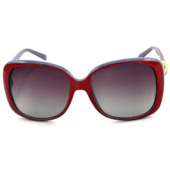 Hrinkar Polarized & UV Protection Stylish Pink Rectangular Shades For Women - HRS438-RD-GRY