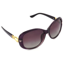 Hrinkar Polarized & UV Protection Stylish Pink Rectangular Sunglasses For Women - HRS441-PRPL-PNK