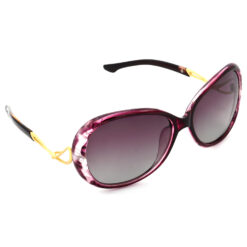 Hrinkar Polarized & UV Protection Trendy Pink Rectangular Sunglasses For Women - HRS442-PNK-PNK