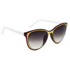 Hrinkar Gradient & UV Protection Trendy Red Rectangular Shades For Men & Women - HRS449-RDWT-GRY