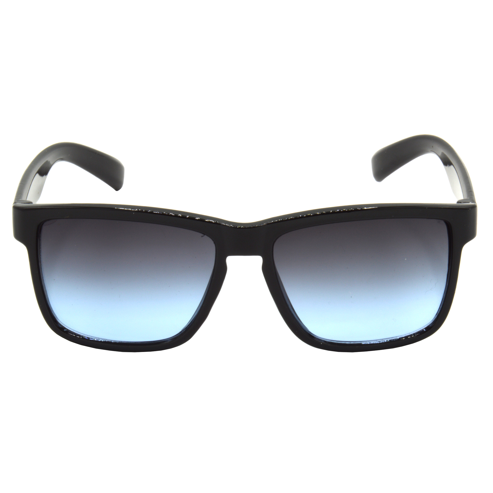 Hrinkar Gradient & UV Protection Trendy Blue Rectangular Shades For Men & Women - HRS467-BK-BU