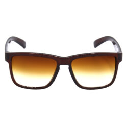 Alternative view of Hrinkar Gradient & UV Protection Classy Brown Rectangular Shades For Men & Women - HRS467-BWN-BWN