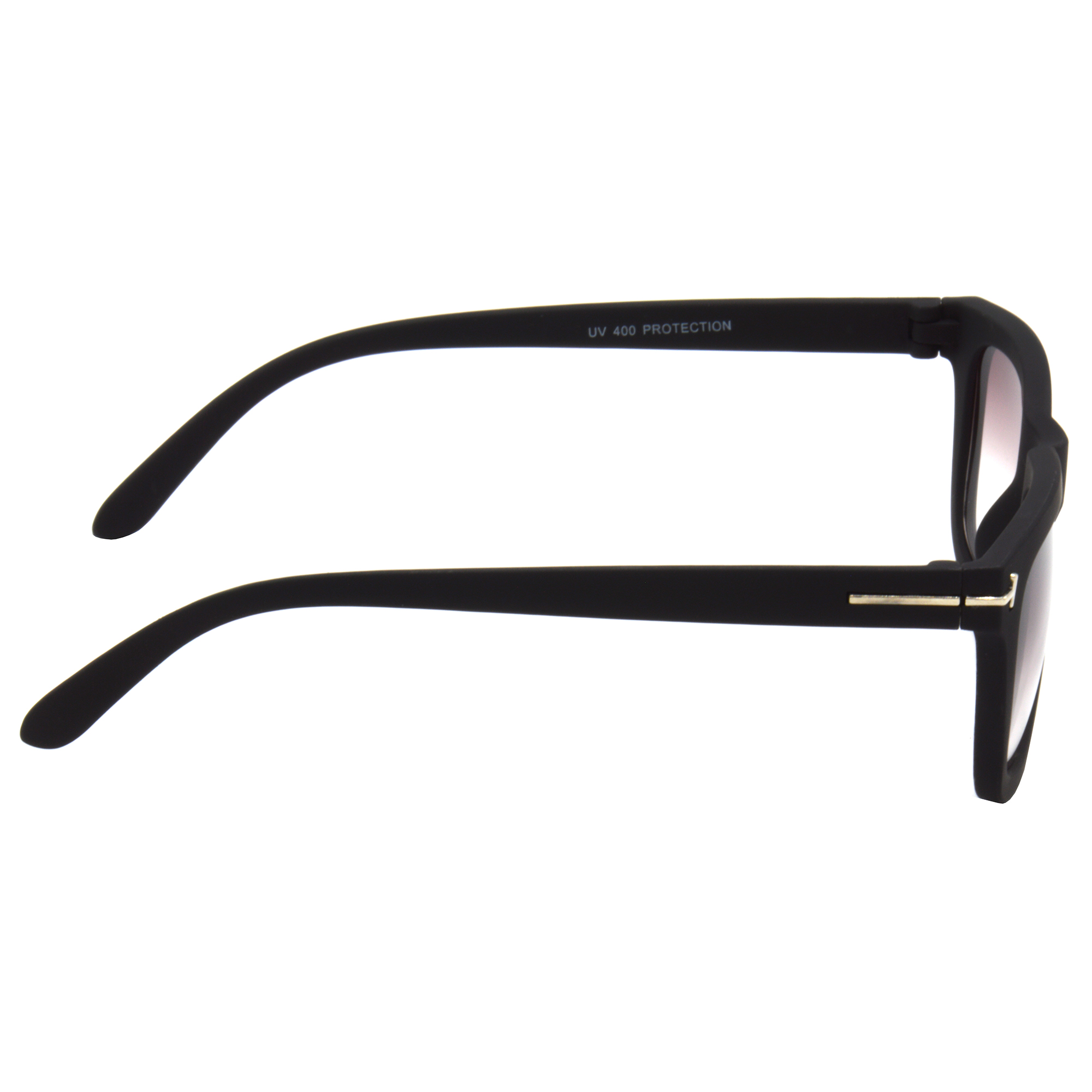 Hrinkar Gradient & UV Protection Elegant Violet Rectangular Shades For Men & Women - HRS469-BK-PNK