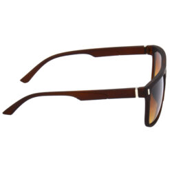 Alternative view of Hrinkar Polarized & UV Protection Trendy Brown, Clear Wayfarer Sunglasses For Men & Women - HRS486-BWN-BWN-CLR