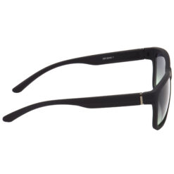 Alternative view of Hrinkar Gradient & UV Protection Elegant Grey Rectangular Sunglasses For Men & Women - HRS491-BK-DGRN