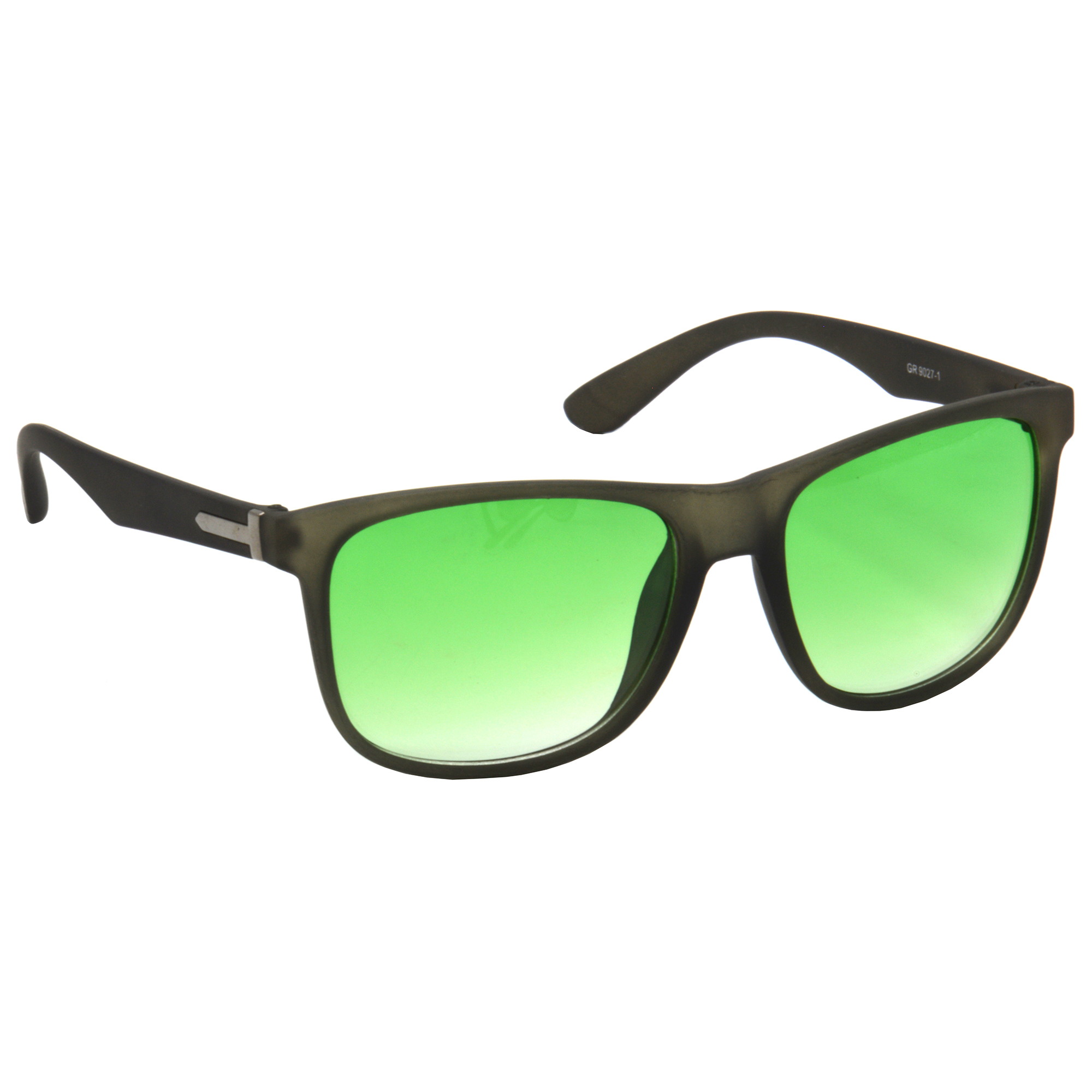 Hrinkar Gradient & UV Protection Modish Green Rectangular Sunglasses For Men & Women - HRS492-GRY-LGRN