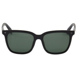 Hrinkar Polarized & UV Protection Trendy Green Rectangular Sunglasses For Men & Women - HRS500-BK-GRN-P