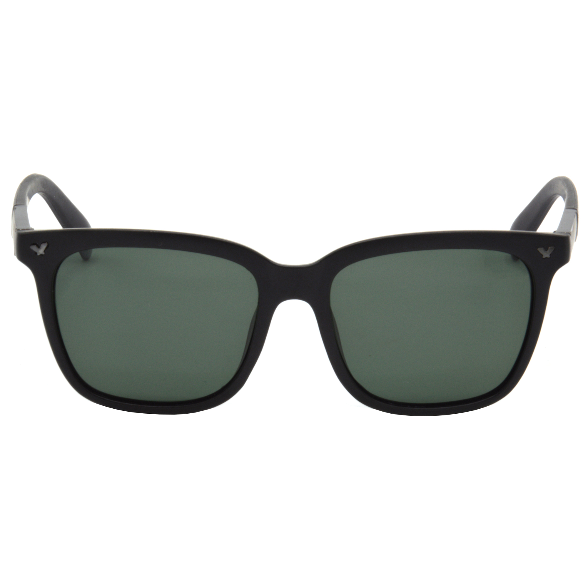 Hrinkar Polarized & UV Protection Trendy Green Rectangular Sunglasses For Men & Women - HRS500-BK-GRN-P