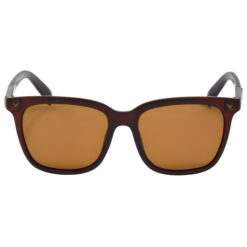 Hrinkar Polarized & UV Protection Stylish Brown Rectangular Shades For Men & Women - HRS500-BWN-BWN-P