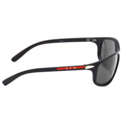 Hrinkar Polarized & UV Protection Modish Black Sports, Wrap-around Goggles For Men - HRS501-BK-BK-P