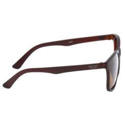 Hrinkar Polarized & UV Protection Classy Brown Rectangular Sunglasses For Men & Women - HRS504-BWN-BWN-P