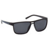 Hrinkar Polarized & UV Protection Classy Black Rectangular Shades For Men & Women - HRS509-BK-bu-BK-P