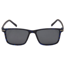 Hrinkar Polarized & UV Protection Trendy Grey Retro Square Shades For Men & Women - HRS511-TBU-BK