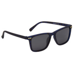 Hrinkar Polarized & UV Protection Modish Grey Rectangular Shades For Men & Women - HRS512-TBU-BK