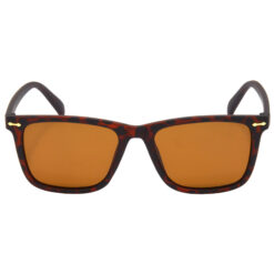 Hrinkar Polarized & UV Protection Trendy Brown Rectangular Goggles For Men & Women - HRS512-TBWN-BWN
