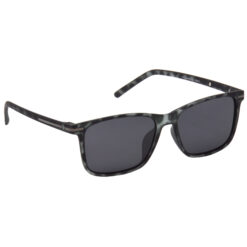 Hrinkar Polarized & UV Protection Stylish Grey Retro Square Sunglasses For Men & Women - HRS513-TBK-BK