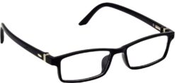 Hrinkar Rectangle Black chasma frame for Kids Boy & Girl | TR90 | Black | HFRM-BK-18