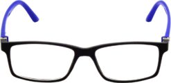 Alternative view of Hrinkar Rectangle Blue and Black chasma frame for Kids Boy & Girl | TR90 | Blue and Black | HFRM-BK-BU-17
