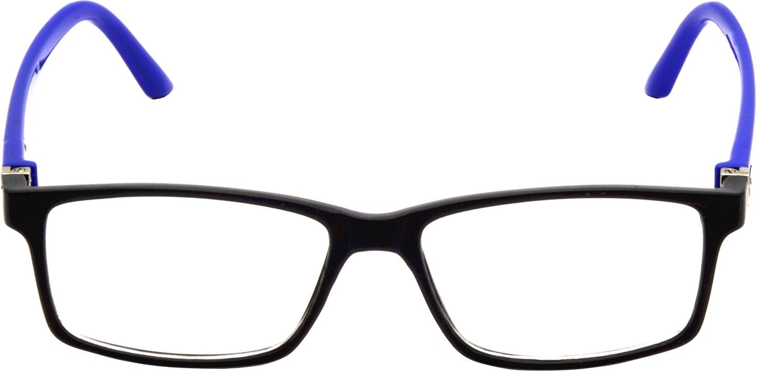 Hrinkar Rectangle Blue and Black chasma frame for Kids Boy & Girl | TR90 | Blue and Black | HFRM-BK-BU-17 - Image 2
