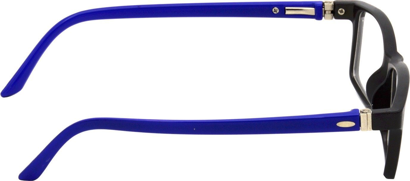 Hrinkar Rectangle Blue and Black chasma frame for Kids Boy & Girl | TR90 | Blue and Black | HFRM-BK-BU-17 - Image 3
