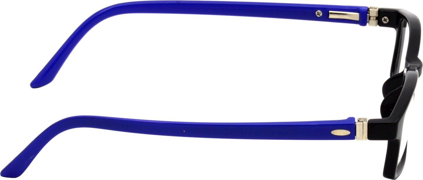 Hrinkar Rectangle Blue and Black stylish eyeglasses for Kids Boy & Girl | TR90 | Blue and Black | HFRM-BK-BU-18 - Image 3