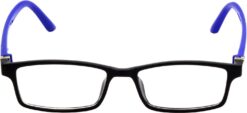Alternative view of Hrinkar Rectangle Blue and Black stylish eyeglasses for Kids Boy & Girl | TR90 | Blue and Black | HFRM-BK-BU-18